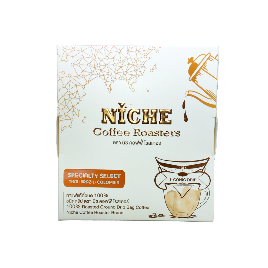 I-Conic Drip (V60) ไอโคนิคดริป สูตรสเปเชียลตี้ ซีเล็ค คั่วกลาง 10g x 5 ซอง