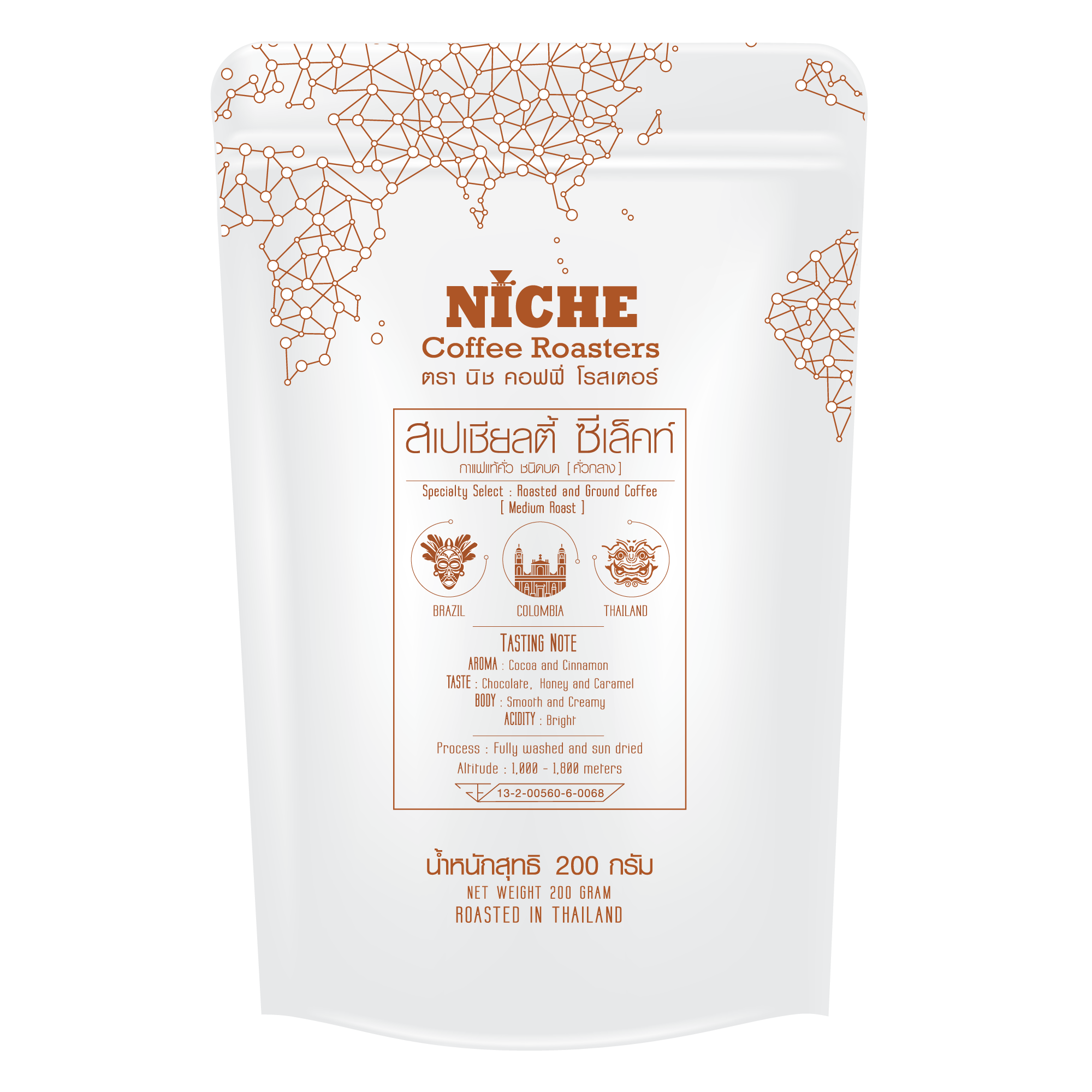 กาแฟ สเปเชียลตี้ ซีเล็คท์ เบลนด์ Specialty Select : Medium Roast